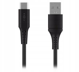 Kabel USB Fixed USB-A - USB-C 0.3 m Czarny (FIXDLS-AC03-BK)