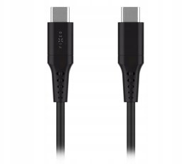 Kabel USB Fixed USB-C - USB-C 0.3 m Czarny (FIXDLS-CC03-BK)