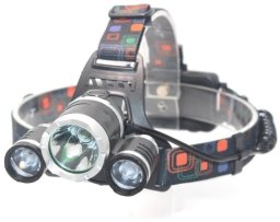 Latarka Jcpal Latarka czołowa akumulatorowa mocna LED brak aku 1000 lumen T6