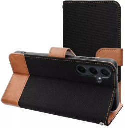 Markowe Kabura JEANS Book do SAMSUNG A37 5G czarny