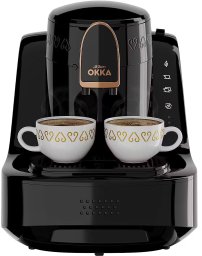 Ekspres ciśnieniowy Arzum Arzum Okka Elite, mocha machine black/copper, model 2025