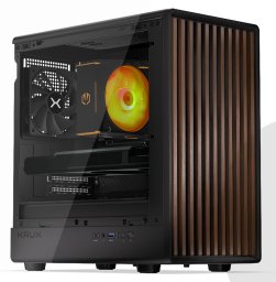 Komputer Vist Wood ARGB Ryzen 7 5700X RX 9060 XT 32GB SSD 1TB WiFi6 BT5 W11