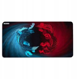 Podkładka KBcustom DUŻA PODKŁADKA MATA POD MYSZKĘ MYSZ 120x60cm XXXL KBcustom Biurko Dragon 84