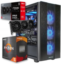 Komputer Better Side of Gaming Striker V23 AMD Ryzen 5 AMD Radeon RX 9060 XT 32GB DDR4 1000GB SSD Windows 11