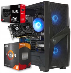 Komputer Better Side of Gaming Striker V19 AMD Ryzen 5 AMD Radeon RX 9060 XT 16GB DDR4 512GB SSD Windows 11