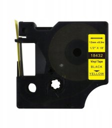 XXX_TF1 (TelForceOne) Taśma winylowa DYMO D1 18432 12mm x 5.5m S0718450 zamiennik