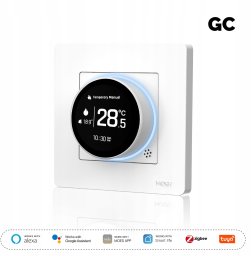 Moes Inteligentny termostat grzejnik woda ogrzewania zaworami biały ZigBee TUYA ZHT-SR-GC-WH-MS (6974246478531)
