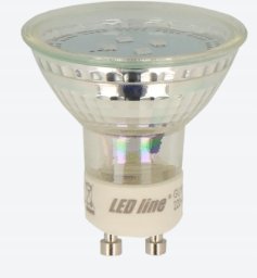 Lumax LED spuldze GU10 230V 1W 3000K ciepła biała barwa 80lm