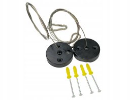 Cavatorta Drut stalowy STREAKBAY do wysokich sekcji z uchwytami montażowymi