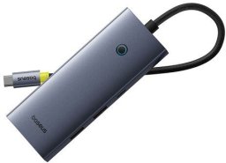 HUB USB Baseus USB C wtyczka - 6 rodzajów złączy ( HDMI 4K@60Hz*1+USB3.1*2+USB-C3.1*1+USB2.0*1+PD*1+RJ45*1 ) UltraJoy BASEUS