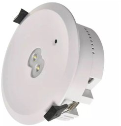 Canyon Lampka awaryjna 230V 3W 240lm 3h IP20 wbudowany EMOS