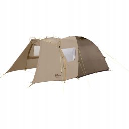 Namiot turystyczny Jack Wolfskin Jack Wolfskin dome tent GRAND ILLUSION IV brown/beige, with tunnel extension
