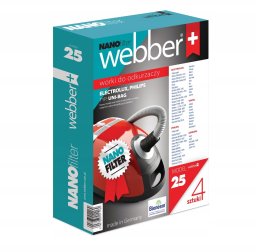 Worek do odkurzacza Worek do odkurzacza syntetyczny S-BAG 4 szt. ELECTROLUX, PHILIPS, AEG,