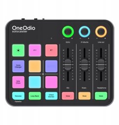 Mikrofon OneOdio Mikser Audio i Karta dźwiękowa OneOdio Solocaster