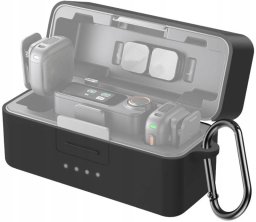 Puluz Silikonowy Pokrowiec Ochronny na Etui Ładujące PULUZ do DJI Mic 3 (Czarny)