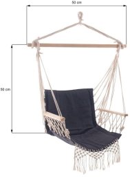Domoletti HAMMOCK CHAIR 70237 BLACK