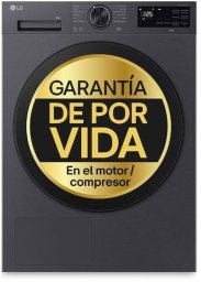 Suszarka do ubrań LG LG Dryer Machine | RHX5009TBB | Energy efficiency class B | Front loading | 9 kg | Heat pump | LED | Depth 66 cm | Wi-Fi | Matte black