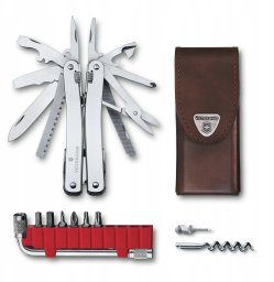Victorinox Victorinox Swiss Tool Spirit X Plus, Stainless steel, Leather, Stainless steel, 105 mm, 18 mm, 210 g