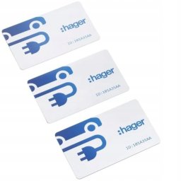 Hager Zestaw 3 kart RFID Witty EVCS XVA410