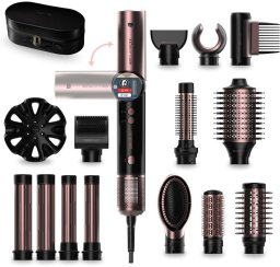 Suszarko-lokówka Cecotec Cecotec AirGlam 14in1 Flex Black Lokówka do włosów