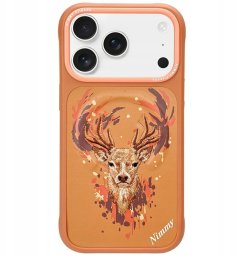 Nimmy Etui Nimmy Jeleń MagSafe do iPhone 17 Pro pomarańczowy