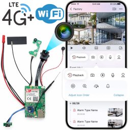 Kamera IP MINI KAMERA WIFI 4G LTE SZPIEGOWSKA UKRYTA BEZPRZEWODOWA CZUJNIK RUCHU GSM