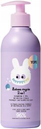 4organic YOPE_Szampon i Żel do mycia ciała dla dzieci 2w1 Słońce na Łące 400ml (5906817704603)