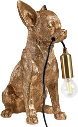 Lampa stołowa Beliani Lampa stołowa Pies ROCCO Złoty