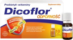 Dicoflor Dicoflor Odporność probiotyk suplement diety 10 fiolek 10ml