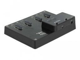Stacja dokująca Delock DeLOCK Stacja dokująca M.2 dla 4 x M.2 NVMe PCIe SSD z funkcją klonowania