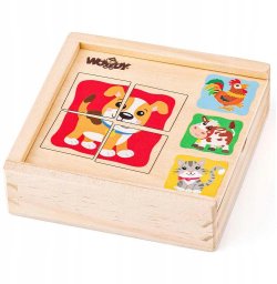 Woodyland WOODYLAND Minipuzz.Zwierzątka drew.pud.93048 30487