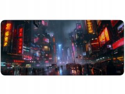 HR Podkładka pod mysz Humans+Robots 4B City of Lights 90 x 40cm Czarna