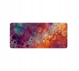 Spigen Podkładka pod mysz Humans+Robots 8E Seething Colors 90 x 40cm Różowa