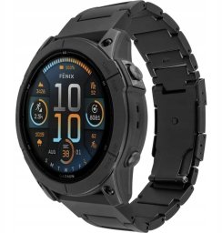 Fixed Tytanowy pasek Titanium do Garmin QuickFit 26 mm, czarny