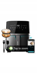 Frytkownica beztłuszczowa Cecotec Frytkownica beztłuszczowa Cecotec Cecofry Full InoxBlack 5500 Pro 5,5 l