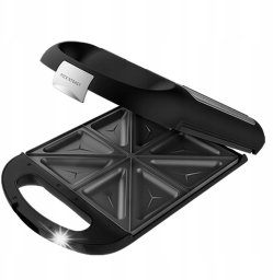 Toster Cecotec Toster opiekacz do kanapek CECOTEC Rock'nToast Family czarny 1500W