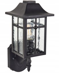 Kinkiet Beliani Lampa ścienna ogrodowa ALATA Czarny