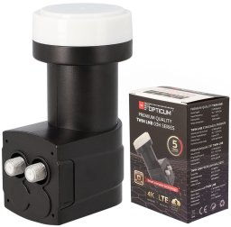 Antena satelitarna Opticum Konwerter Satelitarny TWIN Opticum RED LNB 03H Premium [0213]