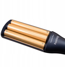 Lokówka InFace Huslog falownica z regulacją granatowo-złota