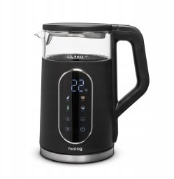 Czajnik Feel-Maestro Huslog czajnik szklany z panelem dotykowym czarny 1,7L 2200W