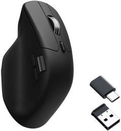 Mysz Keychron M6 Silent Wireless (M6S-A1) 1000Hz Black Czarny Bezprzewodowa Mysz gamingowa