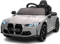 Ragil BMW m4 SZARY Auto na akumulator EVA Skóra pilot Akumulator litowo-jonowy EDUKAMP