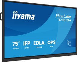 Monitor iiyama IIYAMA TE7513A-B2AG 190,5cm 75 cali iiWare21E EDLA -Google-GMS-apps Android 14 16 summer 2026 Octa-core SOC 8/128GB 40-Points