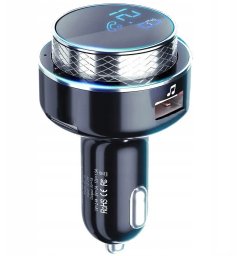 Transmiter FM 3MK Transmiter FM 3mk Hyper Car BT5.0 QC 30W 2x USB Ładowarka