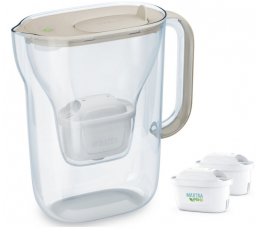 Dzbanek filtrujący Brita Dzbanek filtrujący Style Essential 2.4l + 2 wkłady beżowy