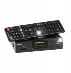 Tuner TV Cabletech Tuner DVB-T2 H.265 HEVC Cabletech