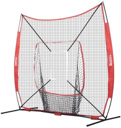 MTuning Siatka treningowa baseball 213x213 cm z ramą zestaw