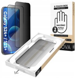 OSOVA SZKŁO PRYWATYZUJĄCE OSOVA do Samsung S24+ | S25+ SZYBKA Z APLIKATOREM 2 szt