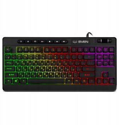 Klawiatura Sven SVEN KB-G8200 klawiatura podświetlana rosyjski ukraiński cyrylica USB