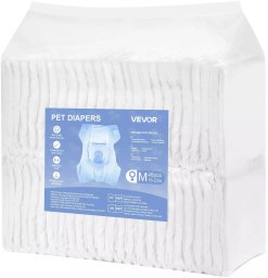 Snibbs Pieluchy dla psa suczki M 96 szt chłonne na cieczkę trening